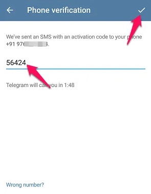 تغییر شماره در اکانت تلگرام
