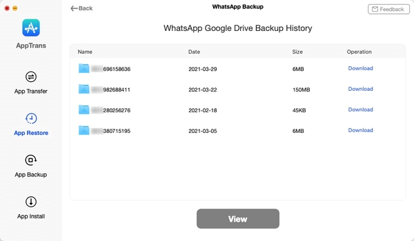 حل مشکل بازگردانی فایل بکاپ واتساپ از گوگل درایو در آیفون