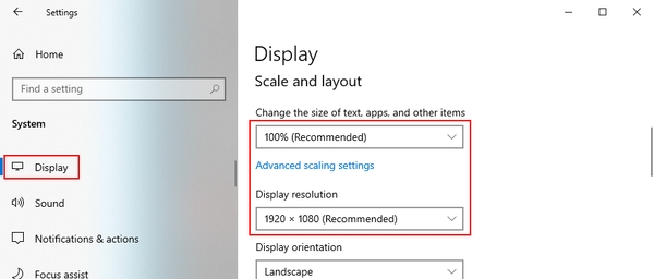 تغییر تنظیمات صفحه نمایش برای رفع پیغام خطای Windows Explorer Has Stopped Working ویندوز