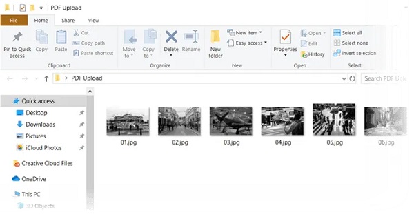 تبدیل گروهی چند عکس به یک فایل PDF