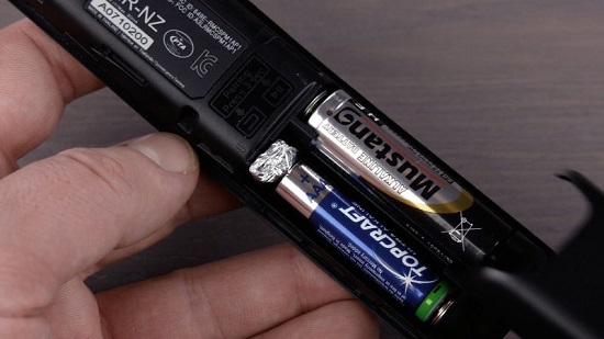 استفاده جالب از باتری های قلمی