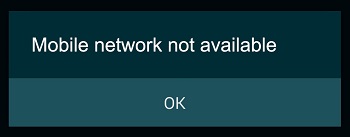 رفع مشکل Mobile network not available