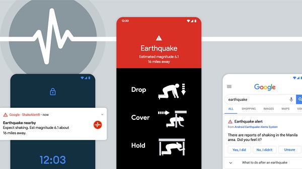 سیستم تشخیص زلزله اندروید Android Earthquake Alerts System