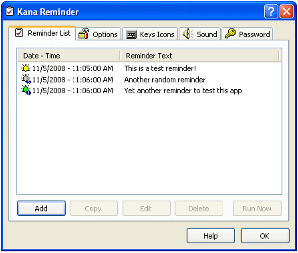 دانلود نرم افزار مدیریت زمان برای کامپیوتر Kana Reminder