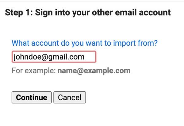 تغییر دادن آدرس ایمیل