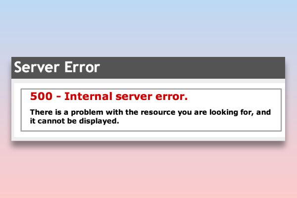 رفع خطای Internal server error