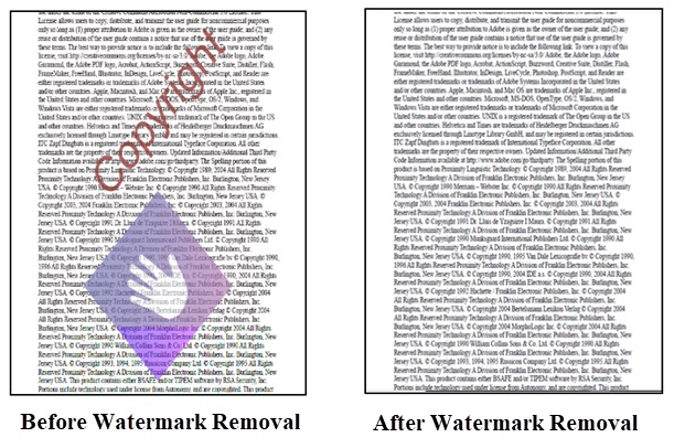 حذف واترمارک PDF آنلاین