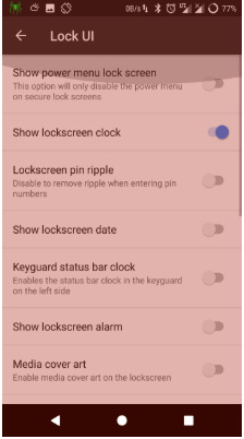 حذف ساعت از صفحه قفل اندروید