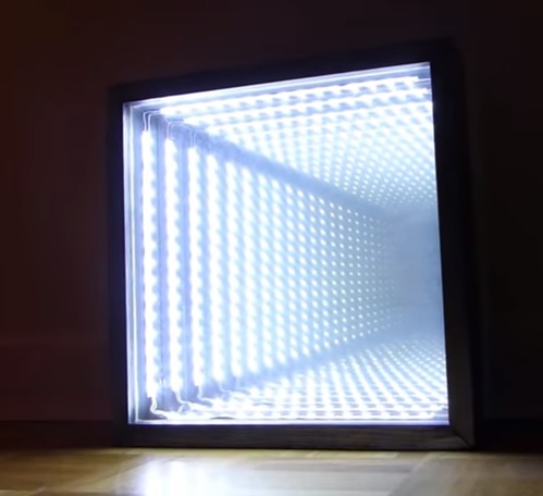 ساخت تونل نور با آینه