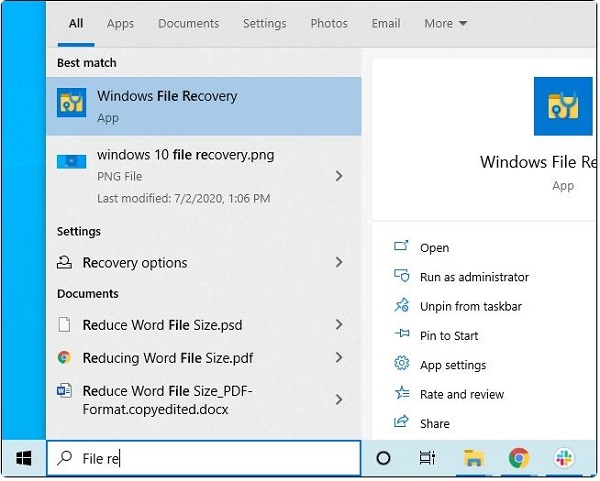 نرم افزار بازیابی فایل های پاک شده در ویندوز 10