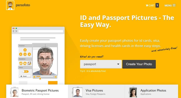 مشخصات عکس پاسپورت