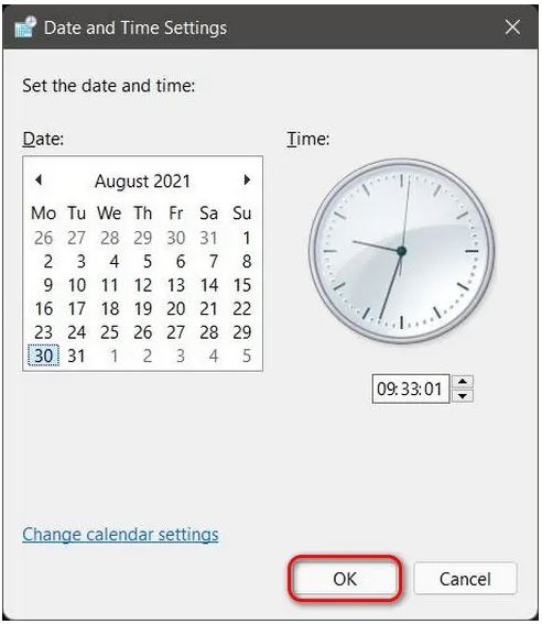 چگونه ساعت ویندوز 11 تنظیم کنیم؟