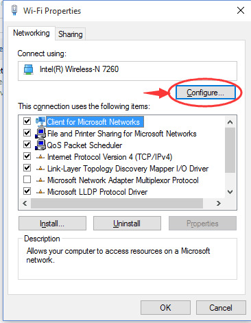 رفع ارور Cannot connect to this network در ویندوز 10