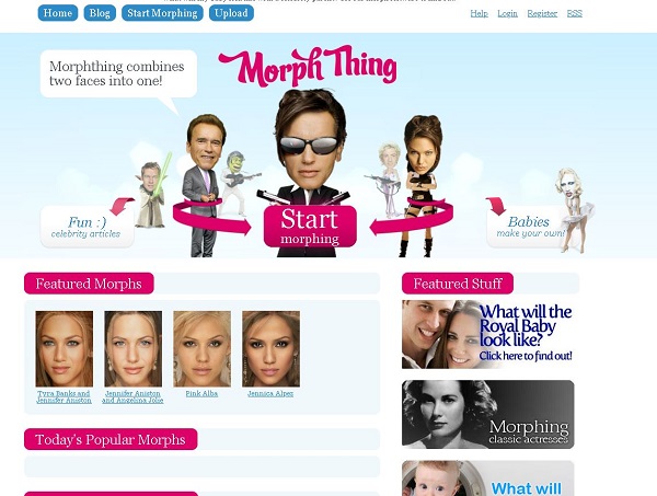 سایت ترکیب چهره MorphThing