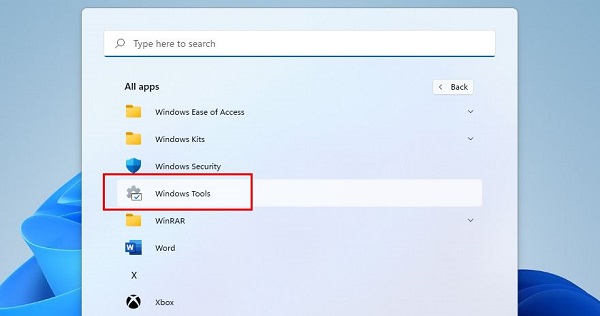 دسترسی به کنترل پنل در ویندوز 11 با استفاده از Start Menu Windows