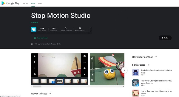 بهترین برنامه ساخت انیمیشن اندروید Stop Motion Studio