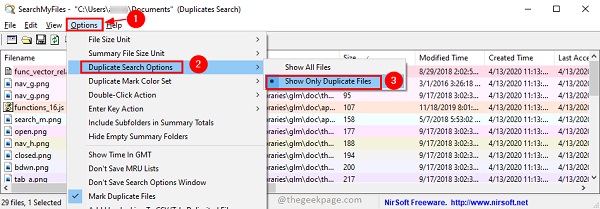 حذف فایل های اضافی درایو c ویندوز 11 با نرم افزار SearchMyFiles