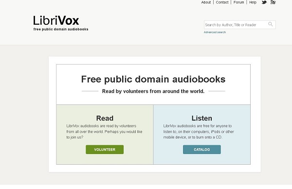 دانلود رایگان کتاب صوتی از Librivox