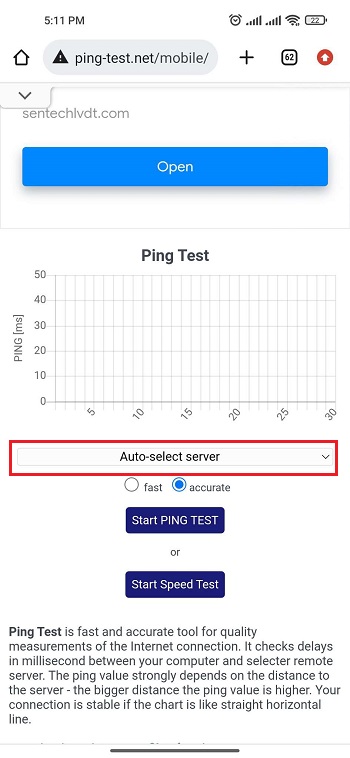 دستور Ping برای تست اینترنت