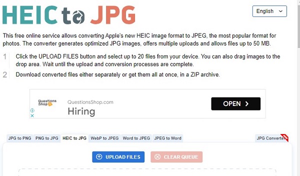 تبدیل فرمت عکس HEIC به JPG آنلاین