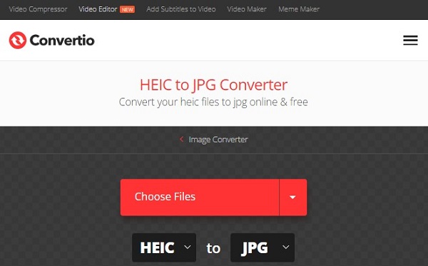 نرم افزار انلاین تبدیل فرمت HEIC به JPG